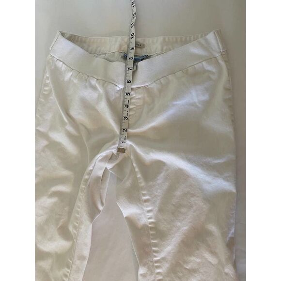 Old Navy Maternity Pants Capri Cropped White Sailor Button Detailing - Size XS - Picture 8 of 11